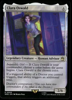 1x Clara Oswald - Universes Beyond: Doctor Who - NM - MTG - Image 1