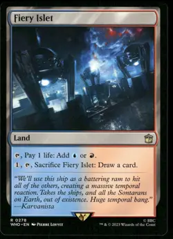 1x Fiery Islet - Universes Beyond: Doctor Who - NM - MTG - Image 1