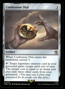1x Confession Dial - Universes Beyond: Doctor Who - NM - MTG - Image 1