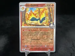 ETHAN'S QUILAVA 033/182 REVERSE HOLO COMMON POKEMON TCG: SV10 - DESTINED RIVALS - Image 1