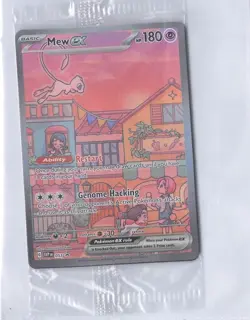 Pokemon TCG Mew ex SVP 053 Scarlet Violet 151 UPC Promo Full Art Card - Image 1
