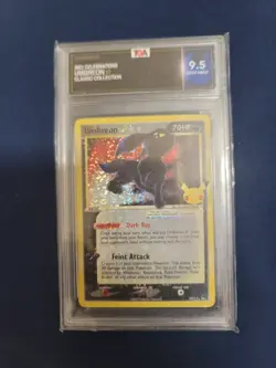 2021 Pokemon Celebrations Classic Collection 17 Umbreon Gold Star - TGA 9.5 - Image 1