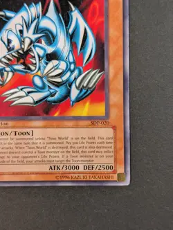 Yugioh TCG - 1x Blue Eyes Toon Dragon - SDP-020 LP, 1st Edition - Vintage Common - Image 4
