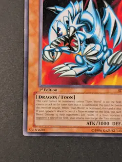 Yugioh TCG - 1x Blue Eyes Toon Dragon - SDP-020 LP, 1st Edition - Vintage Common - Image 3