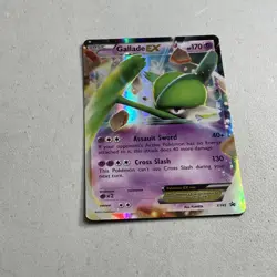 Pokemon TCG Trading Card 2015 Black Star Promo Gallade EX Holo Foil XY45 - Image 2