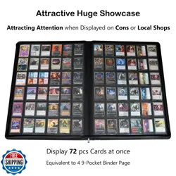 Rayvol Premium 2300 Pockets Card Binder, Large 36-Pocket 2000+ Ringless Tradi - Image 3