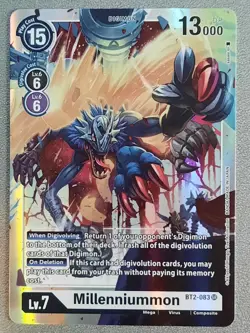 Digimon Card Game Millenniummon BT2-083 SR English - Image 1