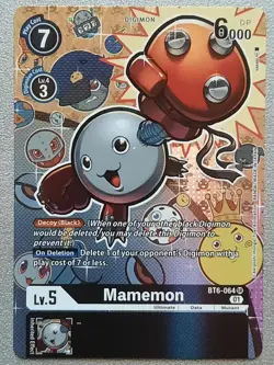 Digimon Card Game Mamemon BT6-064 SR Alternate art English - Image 1