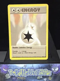 Pokemon Card Double Colorless Energy 96/102 Base Set WOTC Played - Image 1