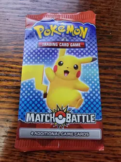 2022 McDONALD'S HAPPY MEAL POKEMON MATCH BATTLE 4 CARD PACK, SEALED - Image 1