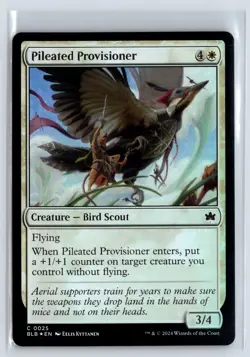 FOIL Pileated Provisioner Bloomburrow - MTG Magic the Gathering Card - Image 1