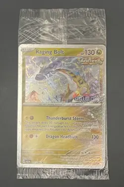 Pokémon Card Raging Bolt 111/142 Stellar Crown Stamped Promo - Sealed - Image 1