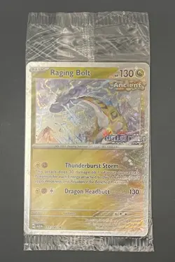 Pokémon Card Raging Bolt 111/142 Stellar Crown Stamped Promo - Sealed - Image 3