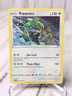 Rayquaza 014/015 New 2025 McDonalds Happy Meal Pokemon Dragon Discovery Card - Image 1