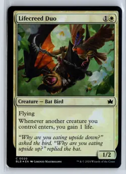 FOIL Lifecreed Duo Bloomburrow Common - MTG Magic the Gathering Card - Image 1