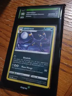 Umbreon Pokemon Card 2025 McDonald's Dragon Discovery Degree 10 #9 - Image 1