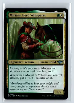 FOIL Miriam, Herd Whisperer Outlaws of Thunder Junction - MTG Magic the Gat - Image 1