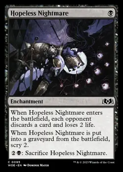 Hopeless Nightmare - Wilds of Eldraine WOE MTG Magic The Gathering EDH Pauper - Image 1
