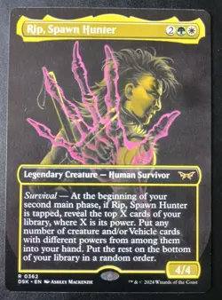 MTG Duskmourn - Rip, Spawn Hunter - Borderless Rare - Image 1