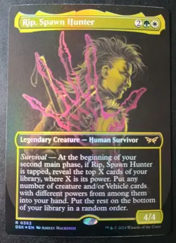 MTG Duskmourn - Rip, Spawn Hunter - Foil Borderless Rare - Image 1