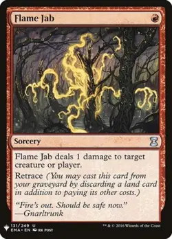 Flame Jab - Near Mint MTG Mystery Booster - Image 1