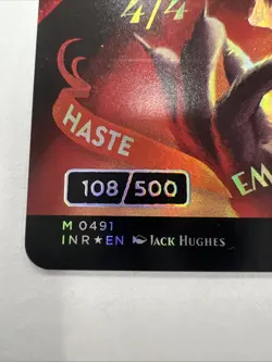 MTG - Edgar Markov - SERIALIZED 108/500 - Innistrad Remastered - Image 2