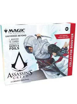 Assassin's Creed Collector Booster MTG Universes Beyond New Sealed And In Hand - Image 1
