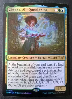 MTG Duskmourn - Zimone, All Questioning - Foil Rare - Image 1