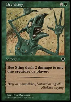 Bee Sting - Light Play MTG Portal Second Age - Image 1