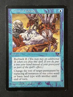 MTG Tempest #102 Whim of Volrath MP - Image 1