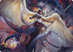 Serra Faithkeeper Art Card (07) Art Series: MOM Magic the Gathering - Image 1