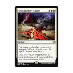 WOTC MTG Eternal Masters Unexpectedly Absent (R) (Foil) EX - Image 1