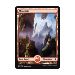 WOTC MTG Battle for Zendikar Mountain #266 (Expanded Border) (C) (Foil) NM - Image 1