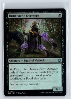 FOIL Bonecache Overseer Bloomburrow Uncommon - MTG Magic the Gathering Card - Image 1