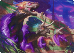 Burning Sun's Fury Art Card (29) - Art Series: MOM Magic the Gathering - Image 1