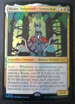 MTG Duskmourn - Victor, Vagavoth's Seneschal - Foil Rare - Image 1