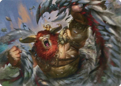 Borborygmos and Fblthp Art Card (42) - Art Series: MOM Magic the Gathering - Image 1