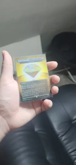 Chaos Emerald (7035) Yellow Foil - Lotus Petal - Sonic Secret Lair - Magic MTG - Image 1