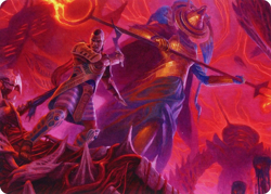 Djeru and Hazoret Art Card (44) - Art Series: MOM Magic the Gathering - Image 1