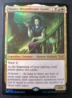 MTG Duskmourn - Winter, Misanthropic Guide - Foil Rare - Image 1