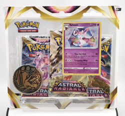 Pokemon TCG Sword and Shield Astral Radiance 3 Pack Blister Sylveon - Image 1