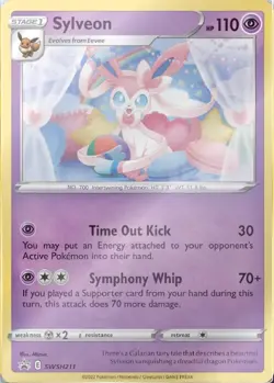 Pokemon TCG Sword and Shield Astral Radiance 3 Pack Blister Sylveon - Image 2