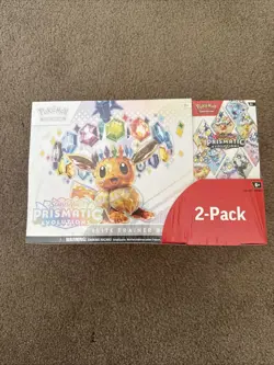 Pokemon Prismatic Evolutions Elite Trainer Box & Booster Bundle - Costco 2 Pack - Image 1