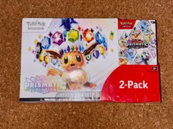 Pokemon Prismatic Evolutions Elite Trainer Box & Booster Bundle - Costco 2 Pack - Image 1
