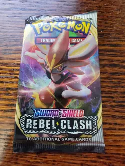 Pokemon TCG | Rebel Clash | Booster Pack | New Factory Sealed - Image 1