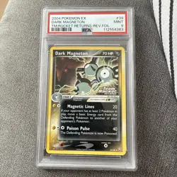 Pokemon Dark Magneton EX Team Rocket Returns Reverse Holo #39 PSA 9 Mint - Image 1