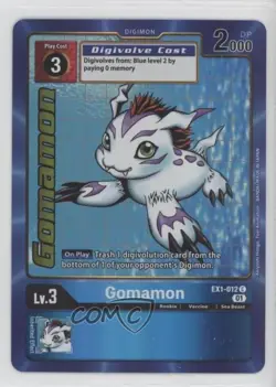 2021 Digimon Card Game - Classic Collection Gomamon (Alt Art) #EX1-012 02l5 - Image 4
