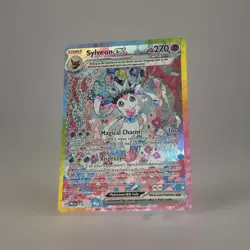 Sylveon EX SIR 156/131 Prismatic Evolutions English Holofoil Pokemon Card 2025 - Image 1