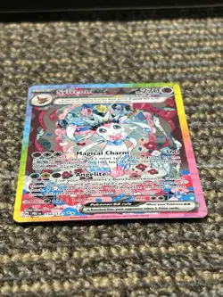 Sylveon EX SIR 156/131 Prismatic Evolutions English Holofoil Pokemon Card 2025 - Image 4