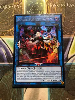 *** MALISS Q RED RANSOM *** 1ST EDITION COLLECTOR'S RARE CRBR-EN018 YUGIOH! - Image 1